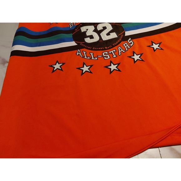 Brick City All-Stars Streetball Basketball Jersey Sz 52 Big Mens Orange #32 - Picture 3 of 12